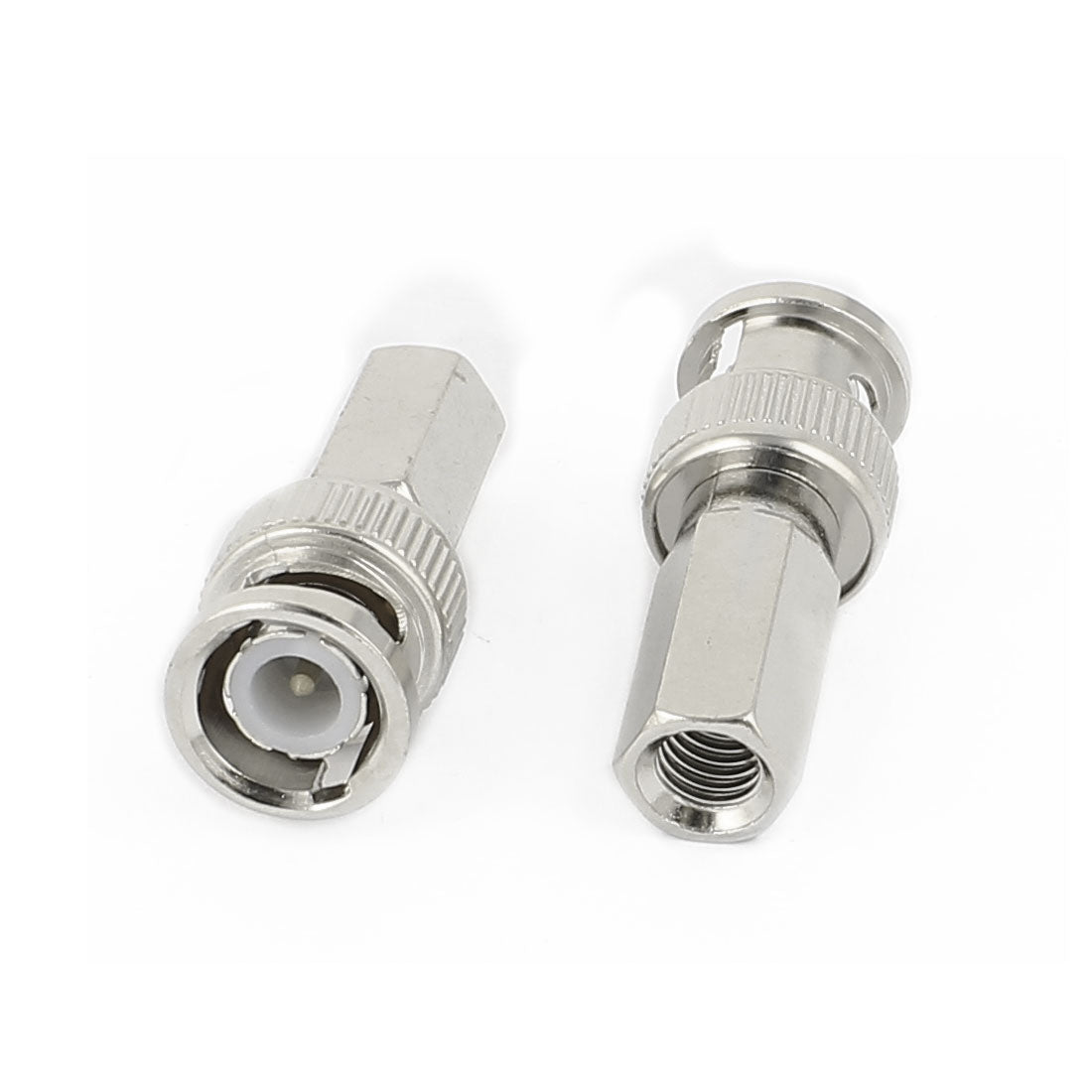 Harfington 10Pcs BNC Male RG58/59/60 Coax Coaxial Connector Adapter for CCTV Camera