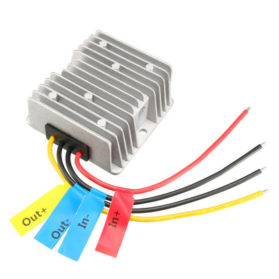uxcell Power Converter Regulator DC12V(10V~16V) Step-Up to DC19V 5A 95W Waterproof Voltage Convert Transformer