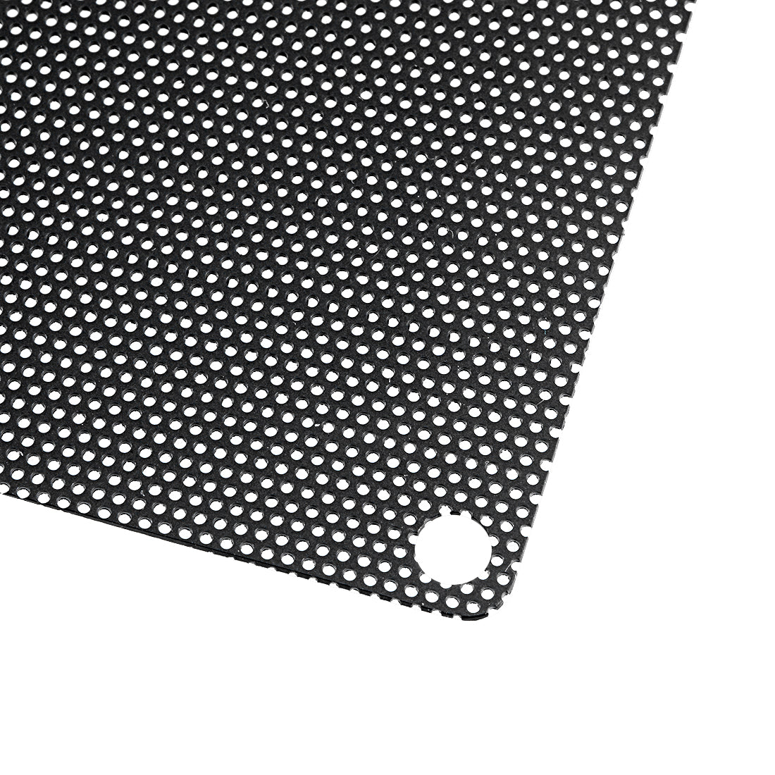 uxcell Uxcell 3 Pcs Black PC Fan Dust Screen Plastic Dustproof Computer Case Mesh 80x80mm with Screws