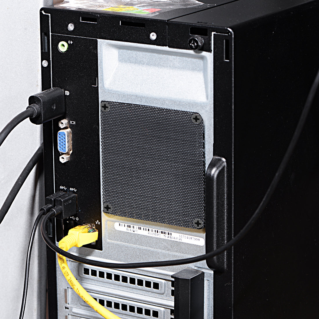 uxcell Uxcell 3 Pcs Black PC Fan Dust Screen Plastic Dustproof Computer Case Mesh 80x80mm with Screws