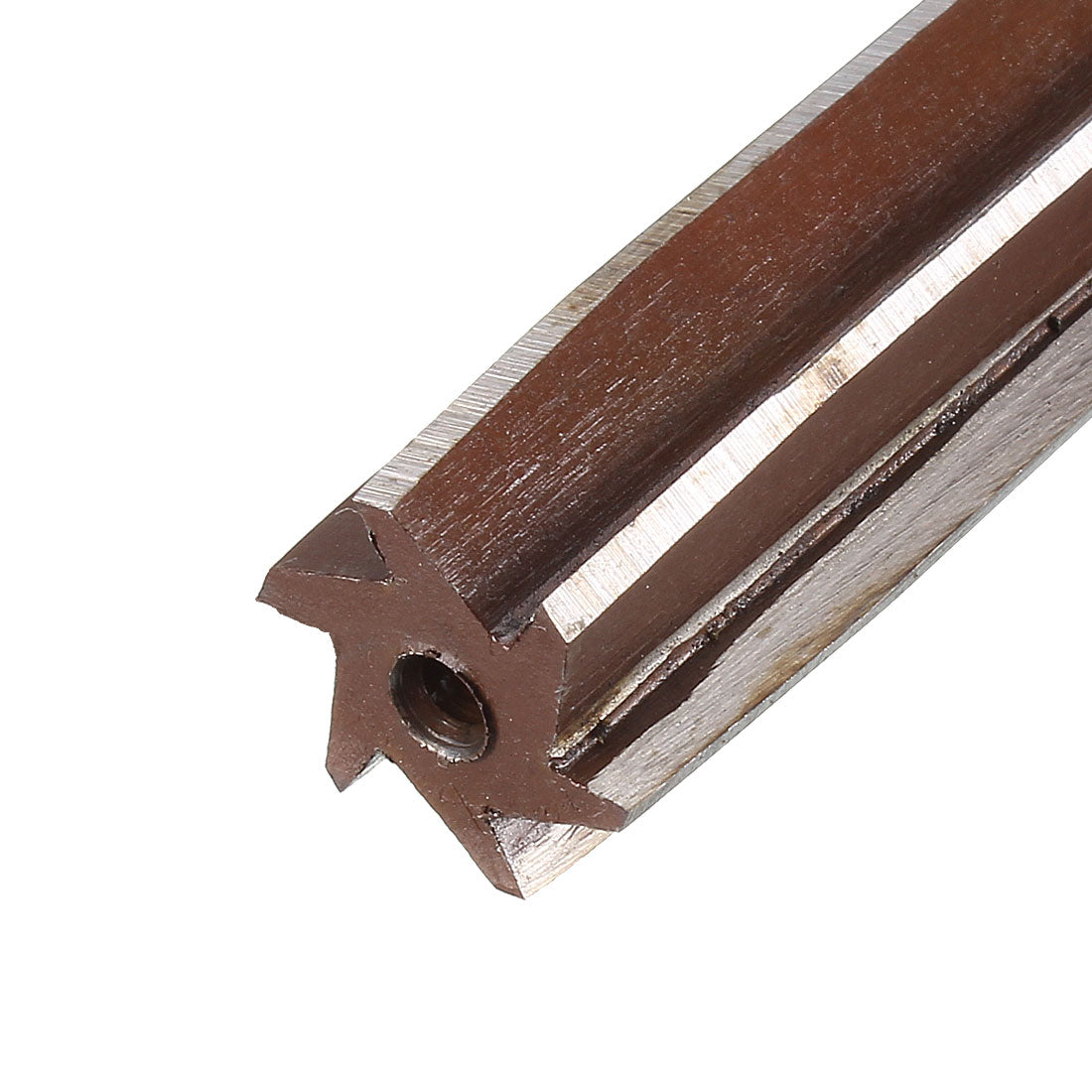 Harfington 15mm Cutting Dia 6 Flutes Straight Shank Tool Steel Hand Reamer 160mm Long