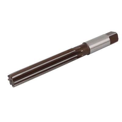 uxcell Uxcell 18mm Cutting Dia 8 Flutes Straight Shank Tool Steel Hand Reamer 175mm Long
