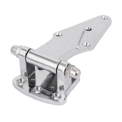 Harfington Uxcell Roaster Freezer Metal Door Hinge  Silver Tone 180mm Length