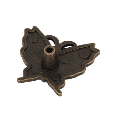 Harfington Uxcell Cupboard Drawer Dresser Butterfly Shape Pull Handle Knob Bronze Tone