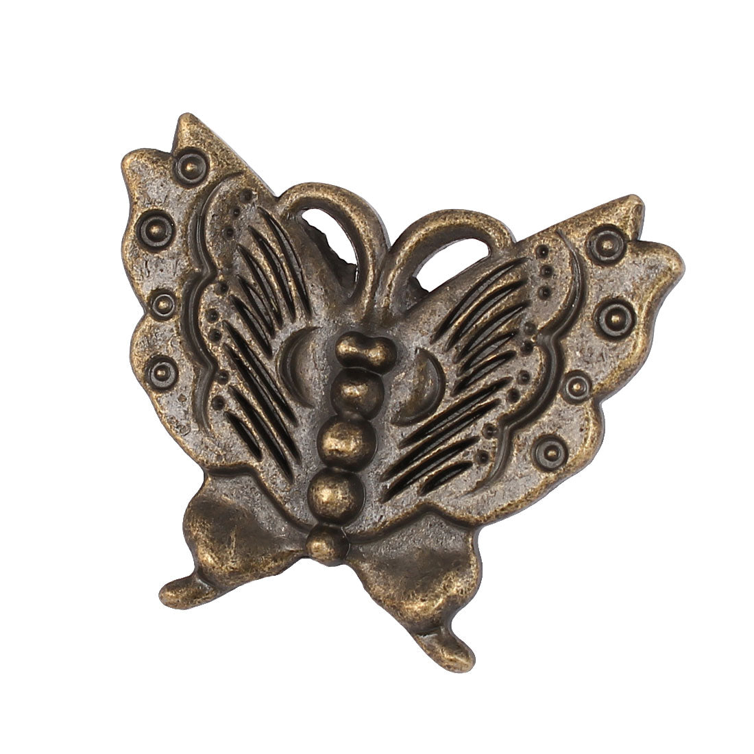 uxcell Uxcell Cupboard Drawer Dresser Butterfly Shape Pull Handle Knob Bronze Tone