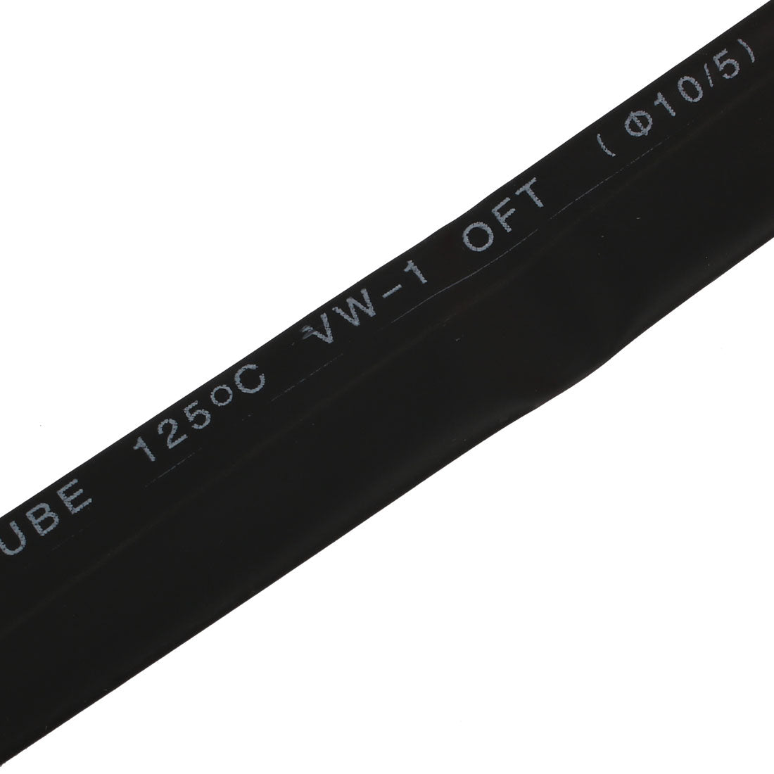Harfington 10mm Dia 3:1 Ratio Heat Shrink Tube Wire Wrap Cable Sleeve Tubing 3.7m Length Black