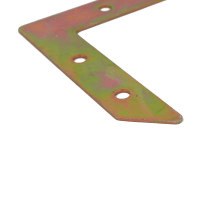Harfington Uxcell 80mm x 80mm Angle Brackets Corner Braces L Shape Mending Repair Plates 4PCS
