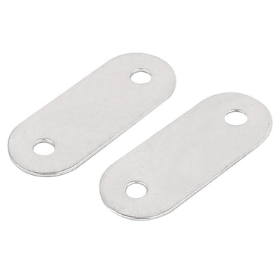 Harfington Uxcell 39mm x 16mm Straight Corner Fixing Brackets Flat Mending Repair Plates 20PCS