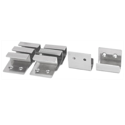 uxcell Uxcell Stainless Steel Wall Hanger Bracket Rack Holder 8pcs for Ceramic Tile Display