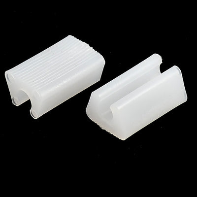 Harfington Uxcell Furniture Chair Foot Plastic Floor Glides Tubing Caps Bungs White 10.5mm Dia 8 Pcs