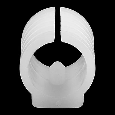 Harfington Uxcell Office Chair Pipe Foot Clamp Pads Floor Glide U-shaped Caps White 13mm Dia 10pcs