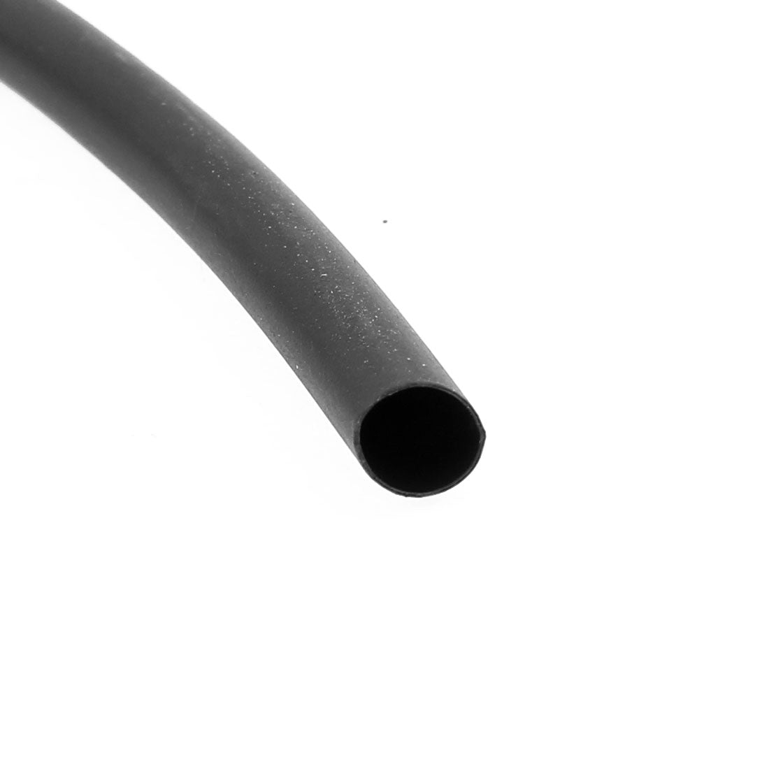 Harfington 30m 4mm Dia Insulated PE Heat Shrink Tubing 2:1 Shrinkage Ratio Waterproof Black