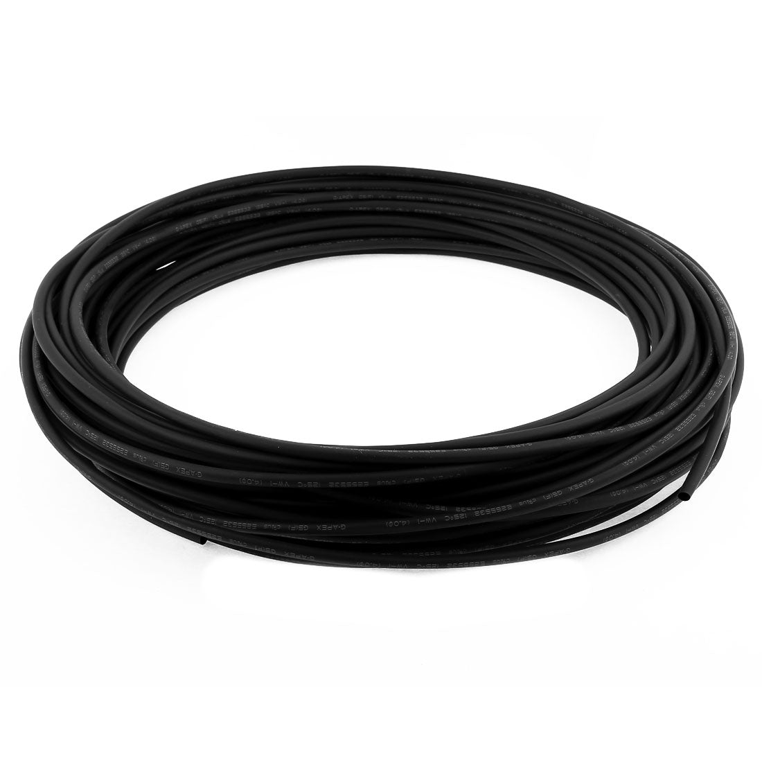 Harfington 30m 4mm Dia Insulated PE Heat Shrink Tubing 2:1 Shrinkage Ratio Waterproof Black