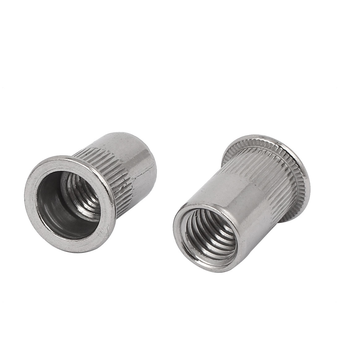 uxcell Uxcell M12 x 1.75mm 304 Stainless Steel Stripe Blind Rivet Nut Insert Nutsert 10PCS