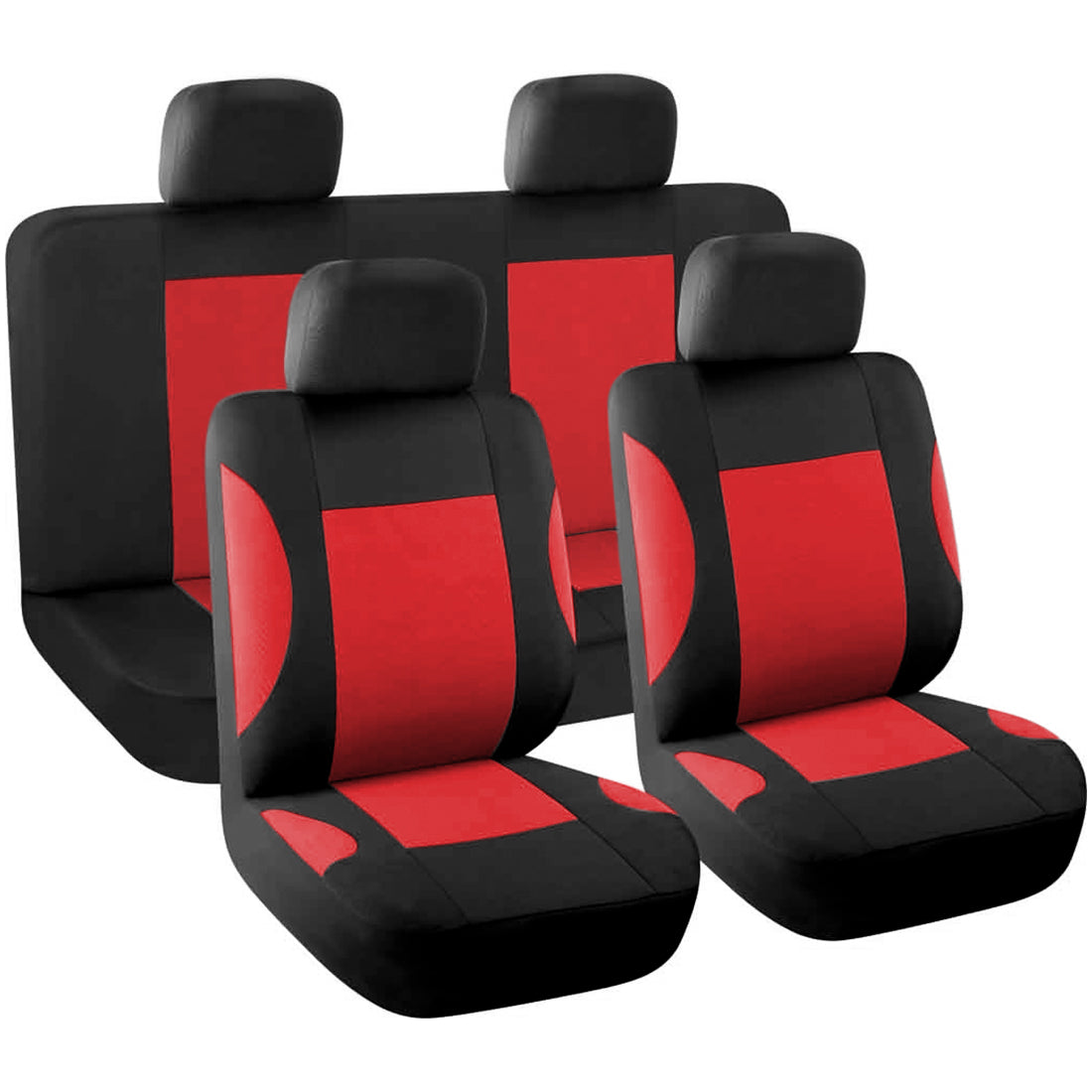 uxcell Uxcell Front Car Seat Cover Universal Seat Protectors Seat Cushion Cover Blue - Pack of 2