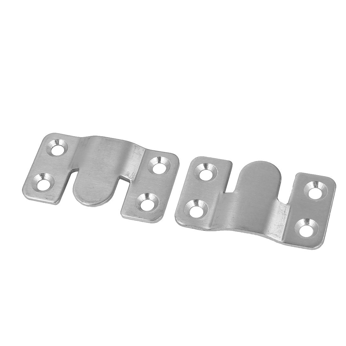 uxcell Uxcell 53mm x 30mm Iron Photo Frame Sofa Sectional Connector Bracket 4pcs