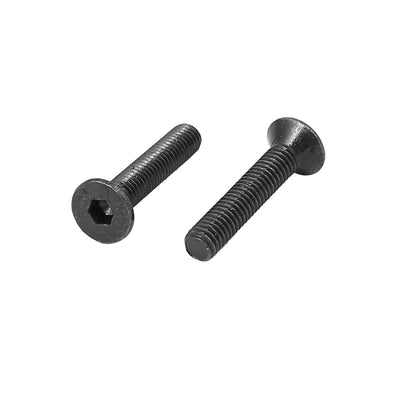 Harfington Uxcell M3 x 18mm 10.9 Grade Full Thread Magnetic Hex Socket Head Screw Black 33 Pcs