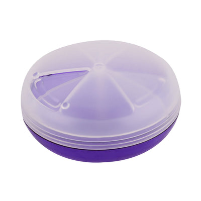 uxcell Uxcell Outdoor Travel  Pill 3 Compartments Organizer Box Storage Holder Purple