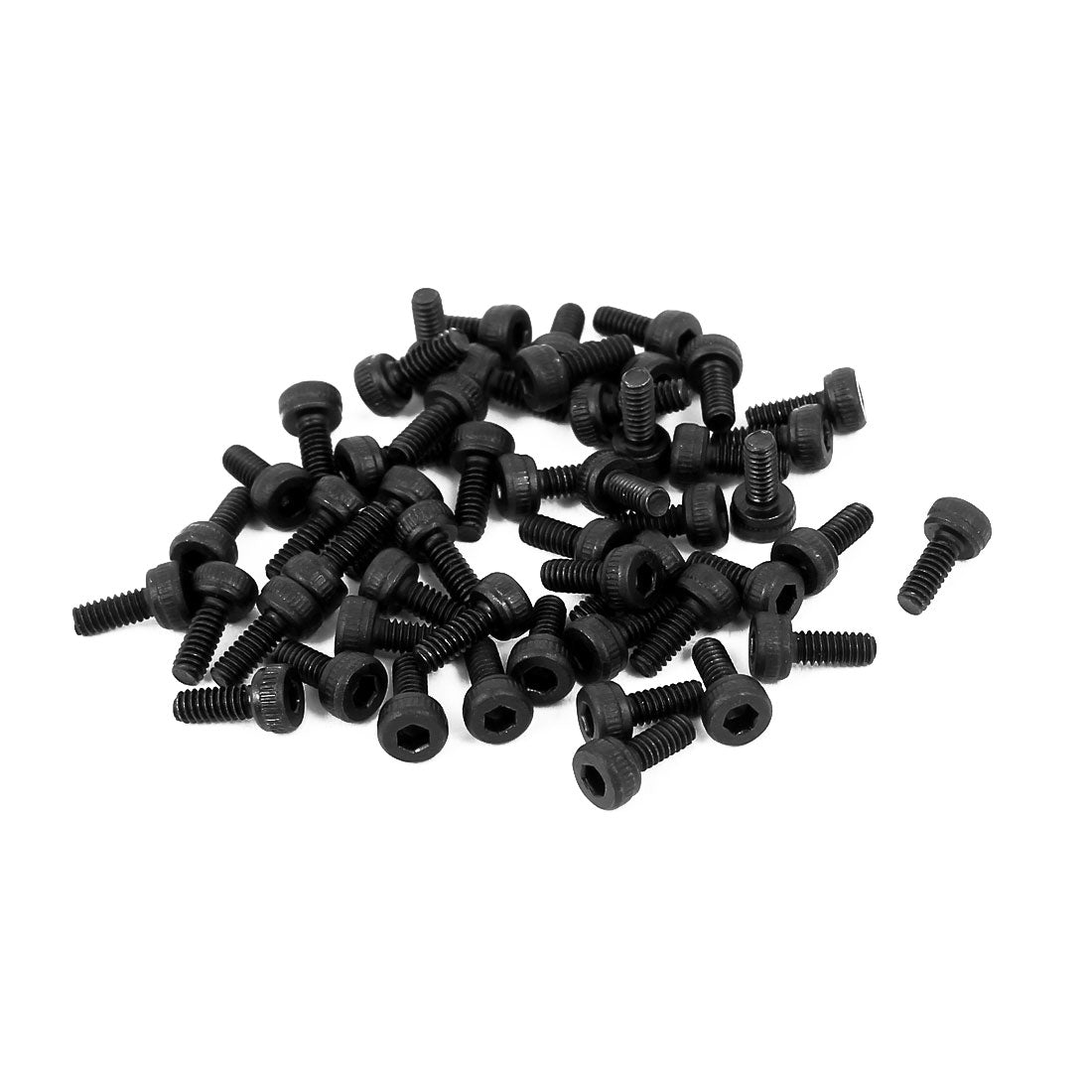 Harfington Alloy Steel Hex Socket Head Knurled Cap Screw Bolt Pcs