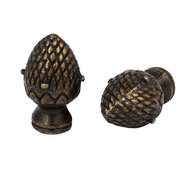 Harfington Uxcell Cabinet Drawer Zinc Alloy Strawberry Design Pull Knob Bronze Tone 24mmx13mm 20pcs