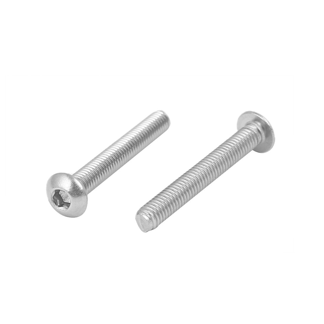 uxcell M3x22mm 316 Stainless Steel Fully Thread Button Head Hex Socket Cap Screw 20pcs