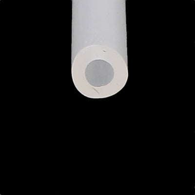 Harfington Uxcell 2mm x 4mm Silicone Translucent Tube Water Air Pump Hose Pipe 2 Meter 6.5Ft Long