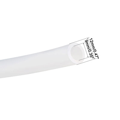 Harfington Silicone Tube 2 M Flexible Silicone Rubber Tubing Water Air Hose Pipe for Pump Transfer