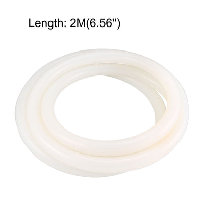 Harfington Silicone Tube 2 M Flexible Silicone Rubber Tubing Water Air Hose Pipe for Pump Transfer