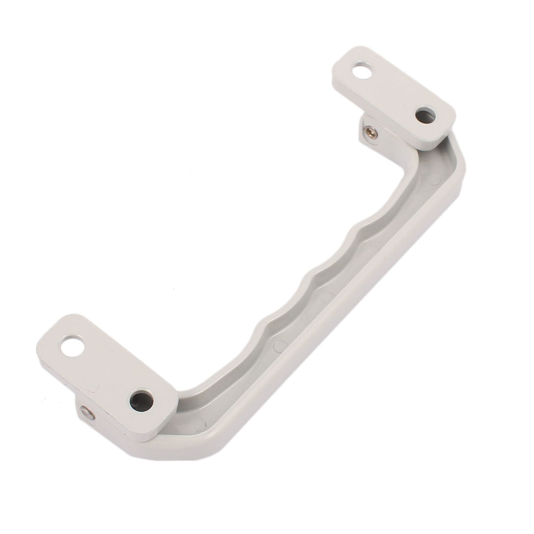 uxcell Uxcell Cupboard Cabinet Aluminum 90 Degree Folding Puller Push Handle Gray 142mm Long