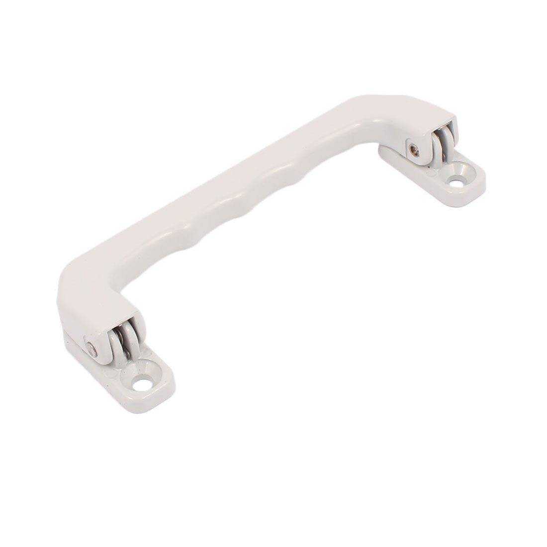 uxcell Uxcell Cupboard Cabinet Aluminum 90 Degree Folding Puller Push Handle Gray 142mm Long