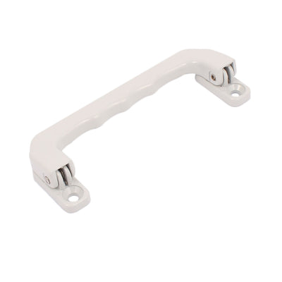 uxcell Uxcell Cupboard Cabinet Aluminum 90 Degree Folding Puller Push Handle Gray 142mm Long