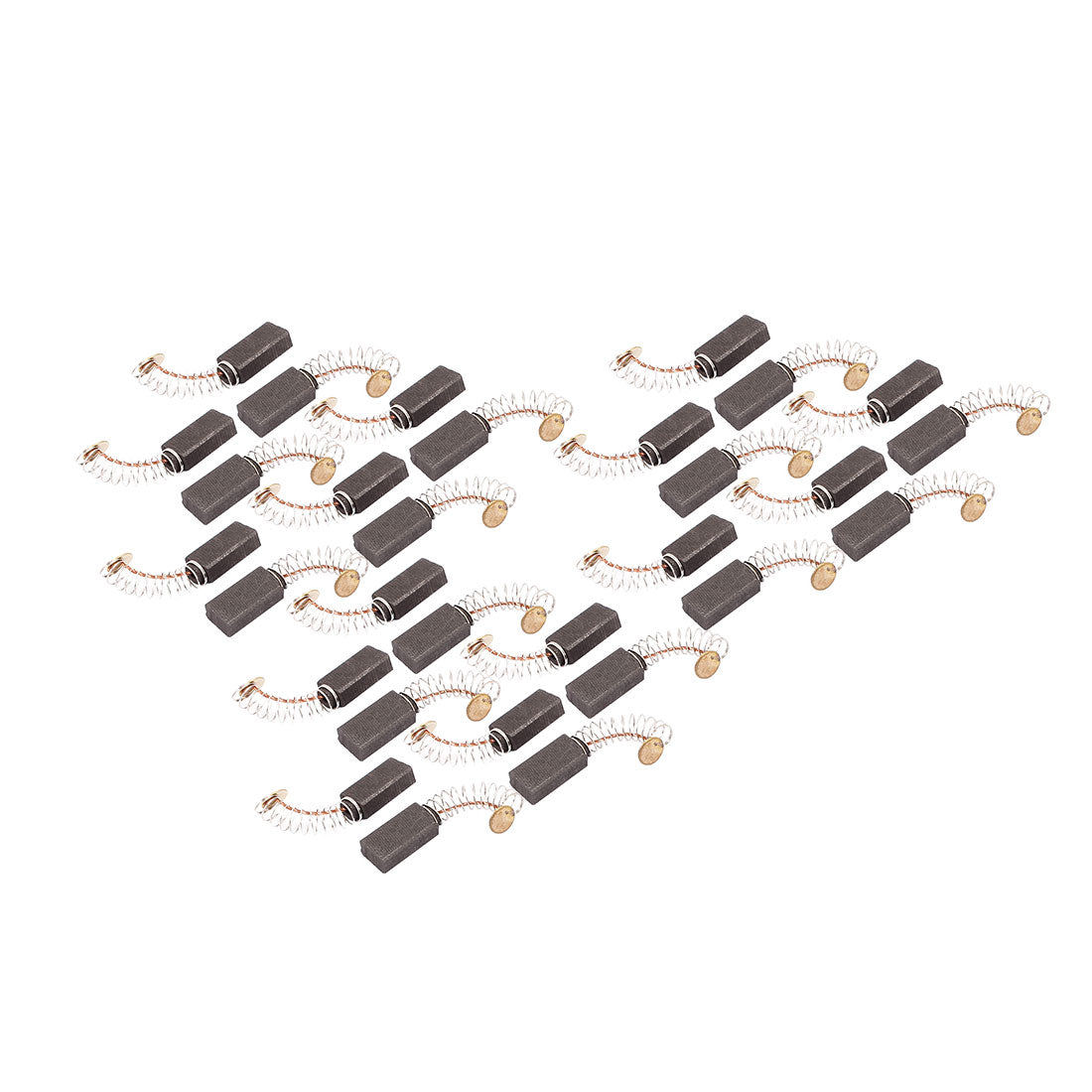 uxcell Uxcell 15 Pairs Electric Drill Motor Rotary Power Tool Carbon Brush 5 x 8 x 15mm Black
