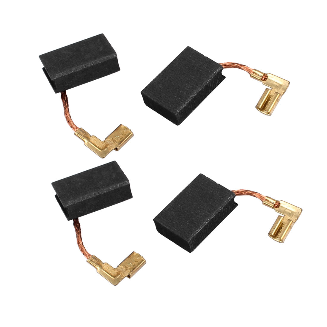 uxcell Uxcell 2 Pairs Electric Drill Motor Tool Carbon Brush 5 x 11 x 15mm No Spring