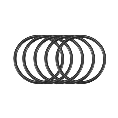 Harfington Uxcell 30 Pcs 25mm x 1.5mm Rubber O-rings NBR Heat Resistant Sealing Ring Grommets