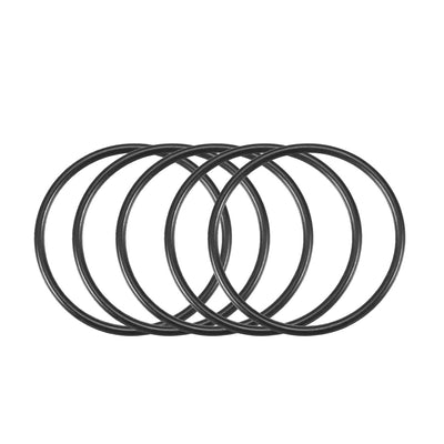 uxcell Uxcell 50 Pcs 29mm x 1.5mm Rubber O-rings NBR Heat Resistant Sealing Ring Grommets