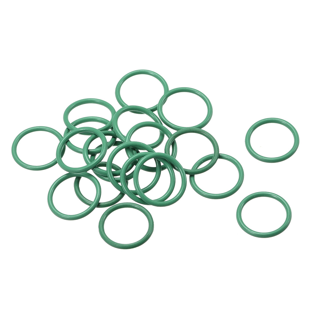 uxcell Uxcell 30Pcs 10mm x 1mm FKM Fluoro Rubber O-rings Heat Resistant Sealing Ring Grommets