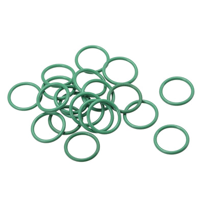 uxcell Uxcell 30Pcs 10mm x 1mm FKM Fluoro Rubber O-rings Heat Resistant Sealing Ring Grommets