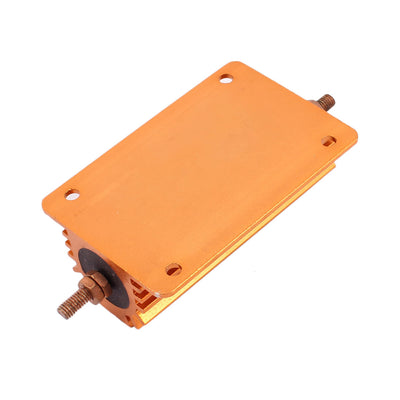 Harfington Uxcell 100W 1000 Ohm Gold Tone Chassis Mounted Aluminum Shell Clad Resistor