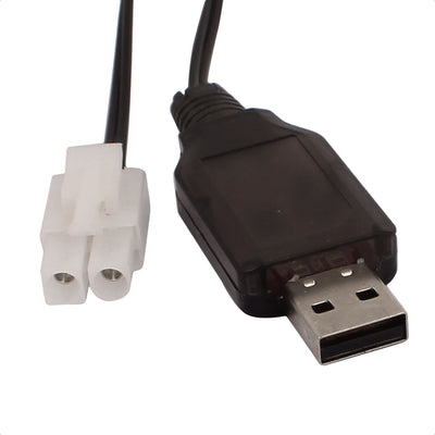 Harfington Uxcell L6.2-2P USB Charging Cable for RC Car 4.8V 250mA Ni-MH Ni-CD Battery