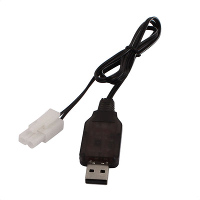 uxcell Uxcell L6.2-2P USB Charging Cable for RC Car 4.8V 250mA Ni-MH Ni-CD Battery