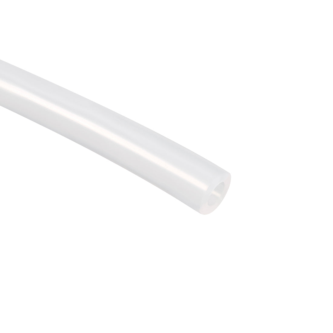 uxcell Uxcell Silicone Tube, 2mm ID, 4mm OD, 14.7', Flexible Silicone Rubber Tubing, Water Air Hose Pipe, Translucent, for Pump Transfer