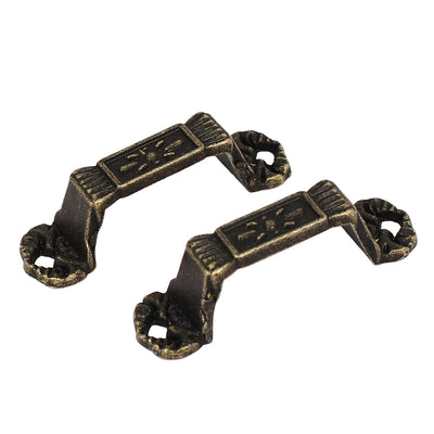 Harfington Uxcell Toolbox Jewelry Box Drawer Dresser Arch Shape Pull Handle Knob 2PCS