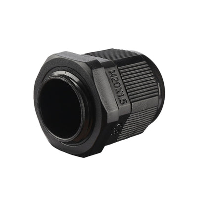 Harfington 10 Pcs M20 Waterproof IP68 Nylon Cable Gland Joint Adjustable Locknut for 6mm-12mm Dia Cable Wire
