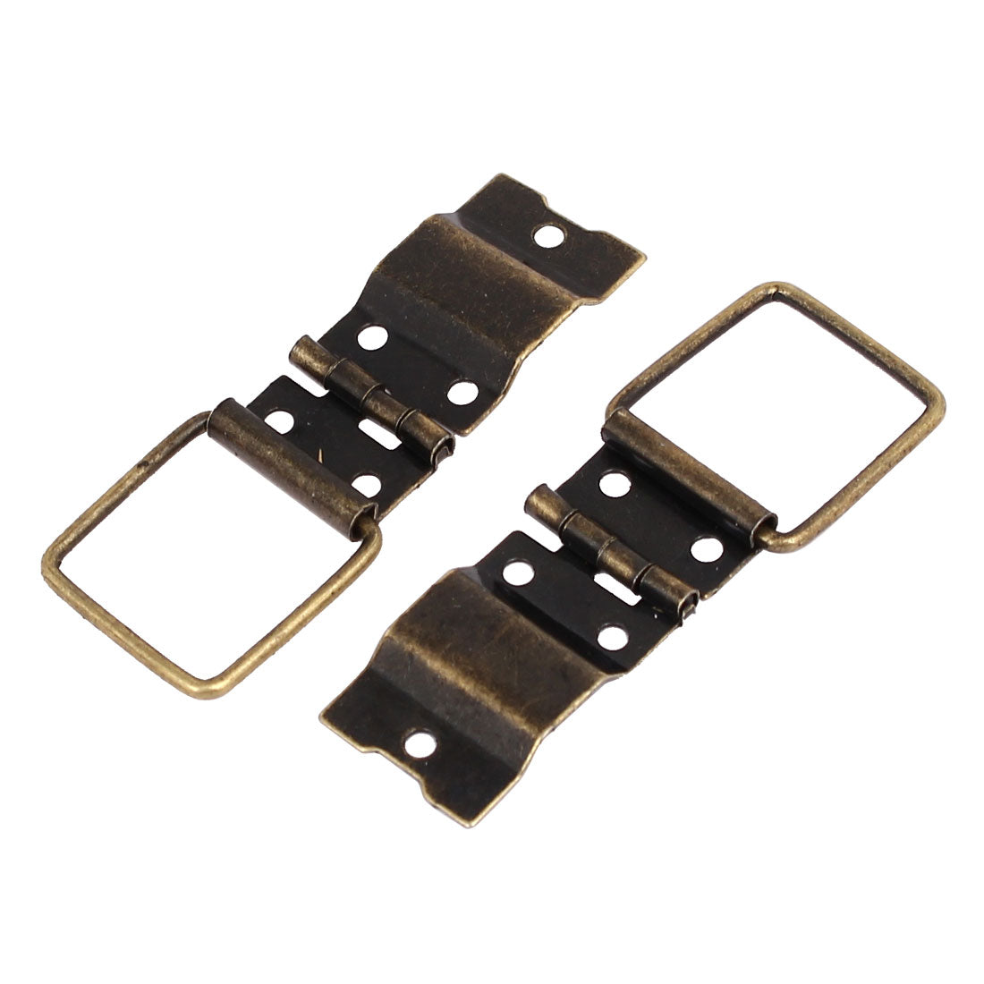 uxcell Uxcell Wood Jewelry Box Cabinet Cupboard Rotatable Support Hinges 38mm x 21mm 20PCS