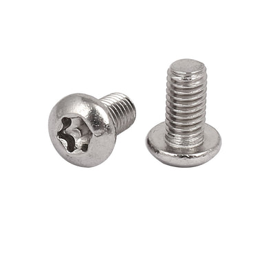 Harfington Uxcell M3x6mm 304 Stainless Steel Button Head Torx Security Machine Screws 20pcs