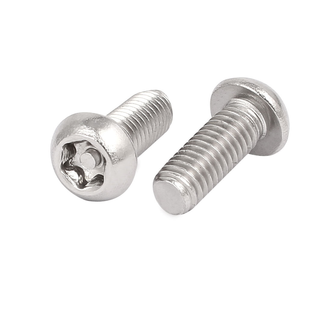 uxcell Uxcell M6x16mm 304 Stainless Steel Button Head Torx Security Tamper Proof Screws 30pcs