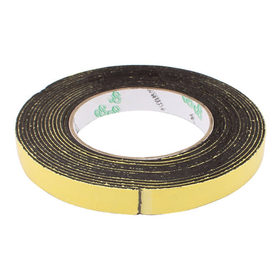 Harfington Uxcell 2 Pcs 15 x 2mm Single Side Adhesive Shockproof Anti-noise Foam Tape 5M Length