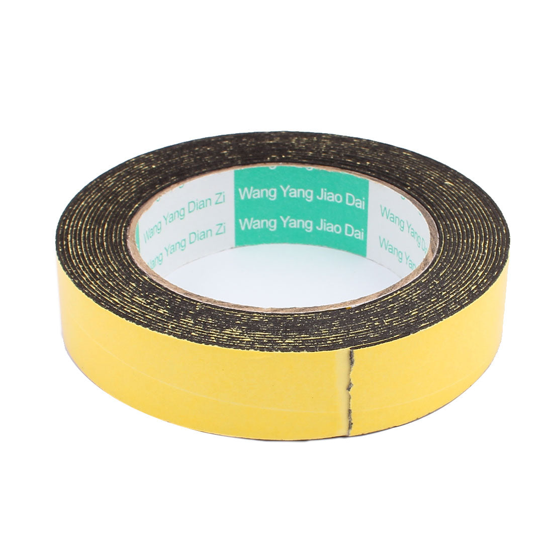 uxcell Uxcell 25mm x 1mm Single Side Self Adhesive Shockproof Sponge Foam Tape 5 Meters Length