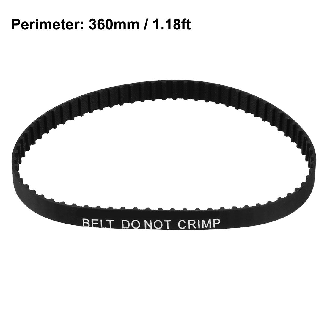 Harfington 142XL Rubber Timing Belt Synchronous Closed Loop Timing Belt Pulleys 10mm Width