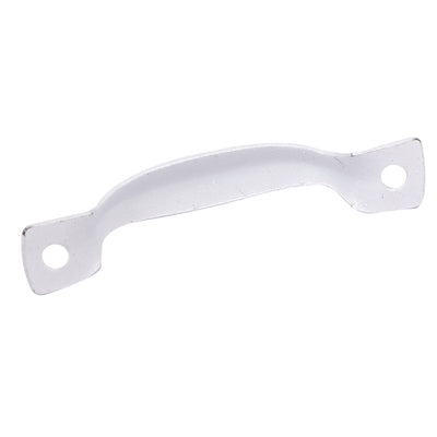 Harfington Uxcell Furniture Cabinet Dresser Arch Shape Pull Handles White 52mm Length 10PCS